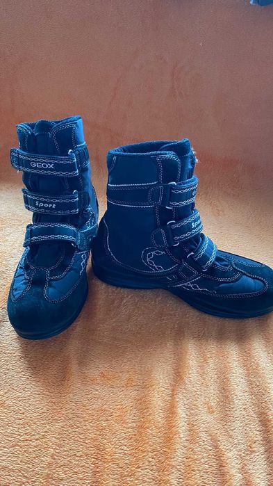 Cizme de zapada albastre 38 Ecco