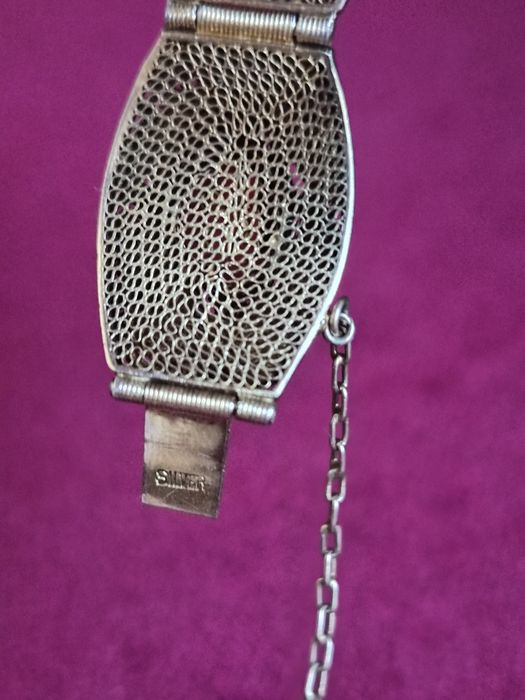 Сребърна гривна Стар Китай