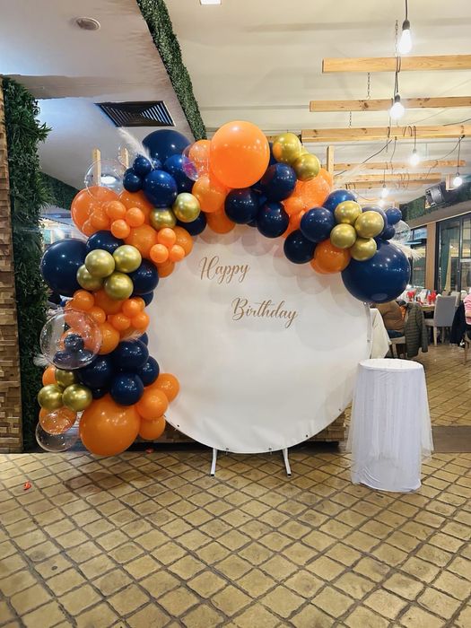 Метална арка - 180см - под наем ! Бял винил ф180 !