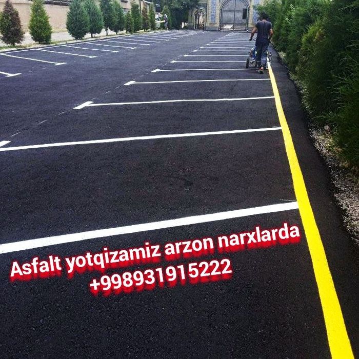 Asfalt Samarqand Viloyat bo'ylab ishlaymiz Arzon narxda