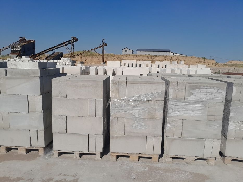 Газоблок хорошего качество ровный. Газаблок