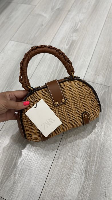Zara Лятна Стилна дамска чанта