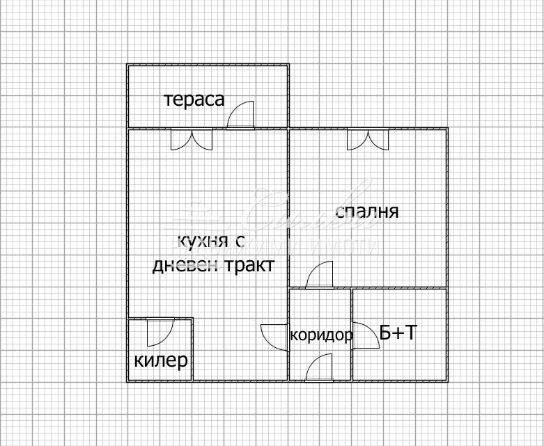 Двустаен ТУХЛЕН апартамент ново строителство - кв. Тракия