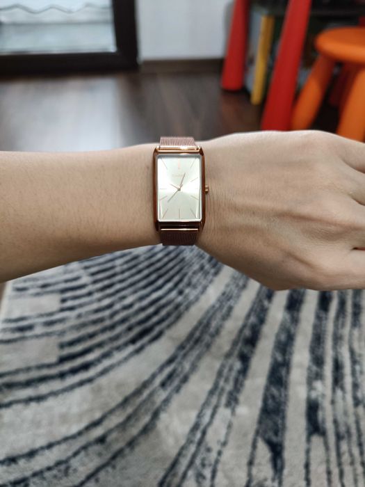 Casio Collection Stainless Steel Ceas cu Rose Gold Brățară Metalică