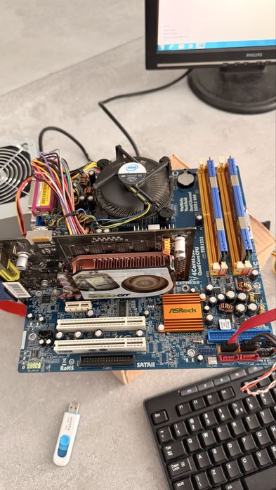Kit retro intel socket 775 Q6600 quad core
