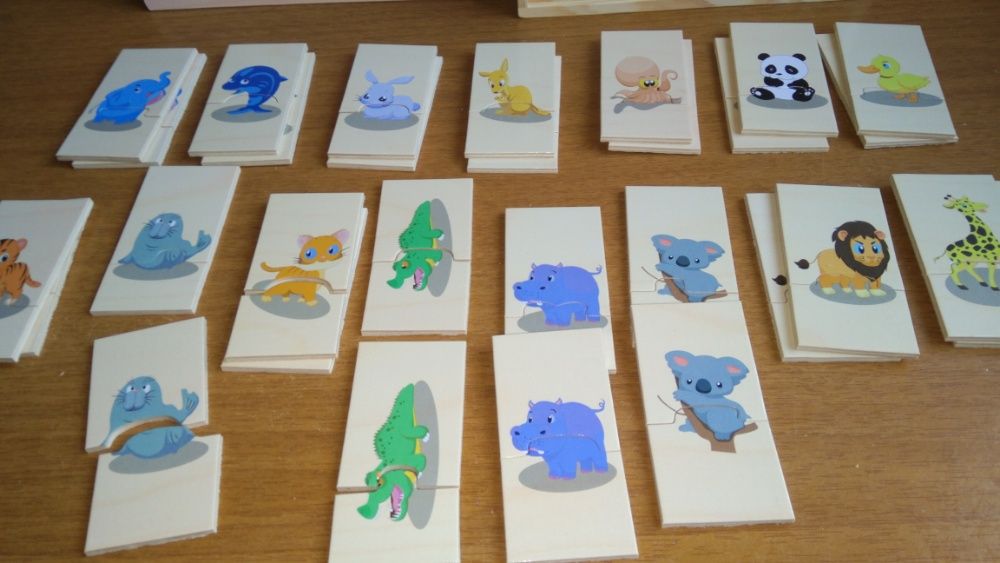 Дървен пъзел - Игра За Добра Памет / дървени играчки на български