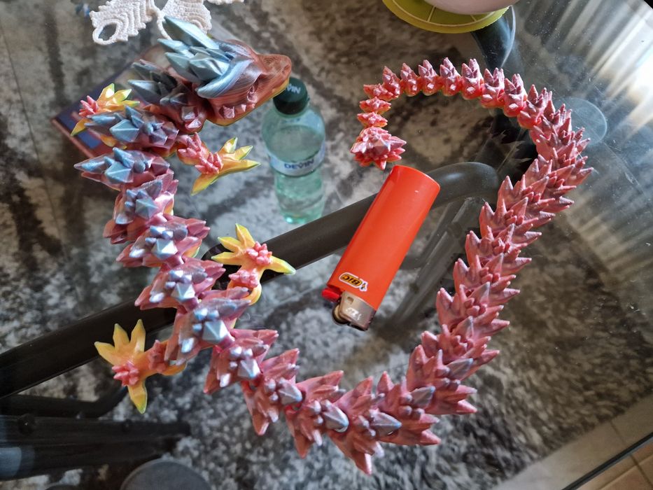 Дракон раздвижен 3д принт