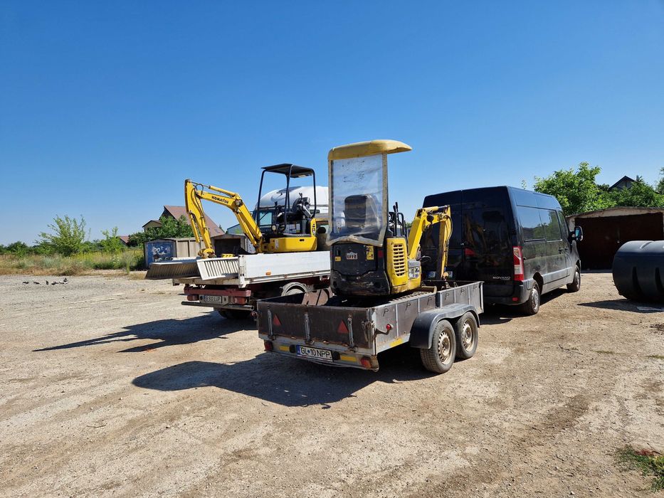 Miniexcvator, excavator, santuri, sapaturi