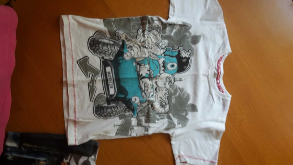 летни момчешки тениски и панталони, р. 104 - 116 под 2 лв.