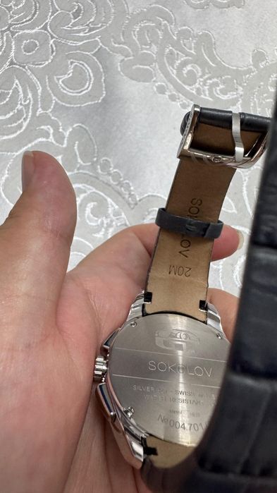 часы серебро соколов