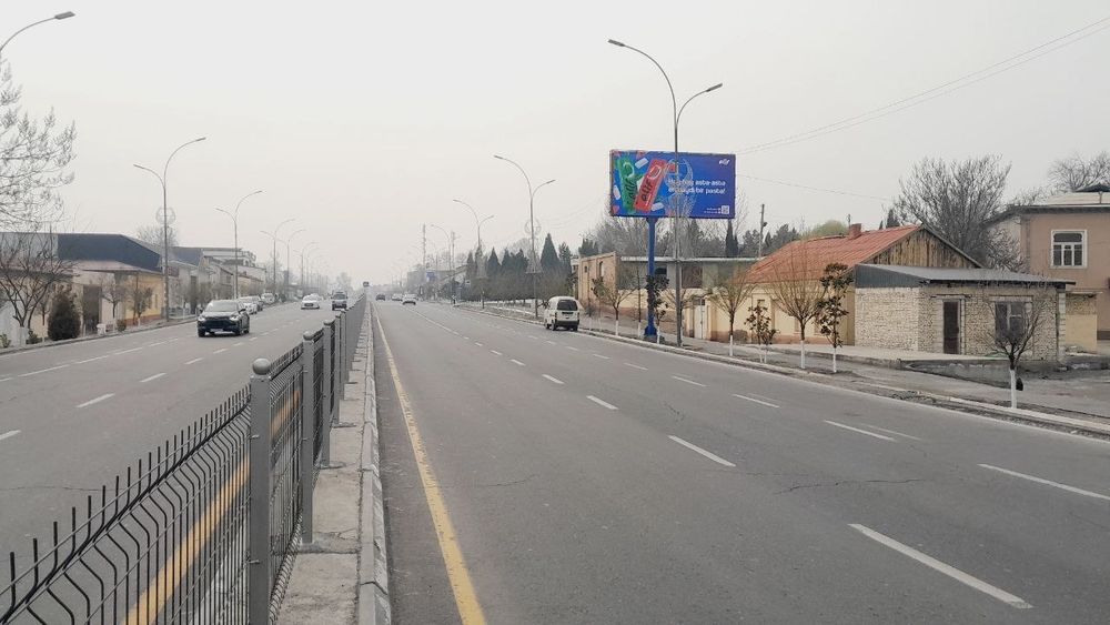 Ózbekistonda tashqi reklama/Наружная реклама/Qarshi/bilbord/Led ekran/