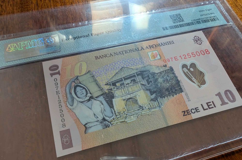 Bancnota numismatica 10 lei 2009