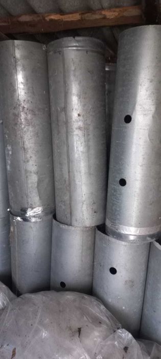 Tubulatura aer cald pentru centrală.