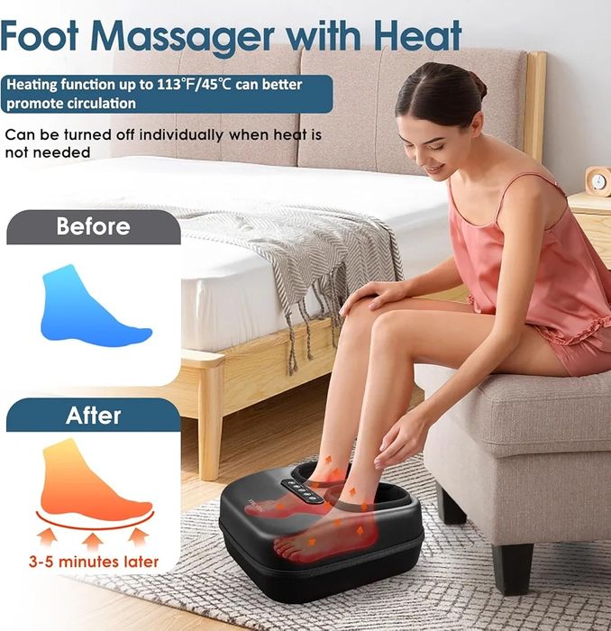 Професионален масжор с въздушна компресия и  топлина