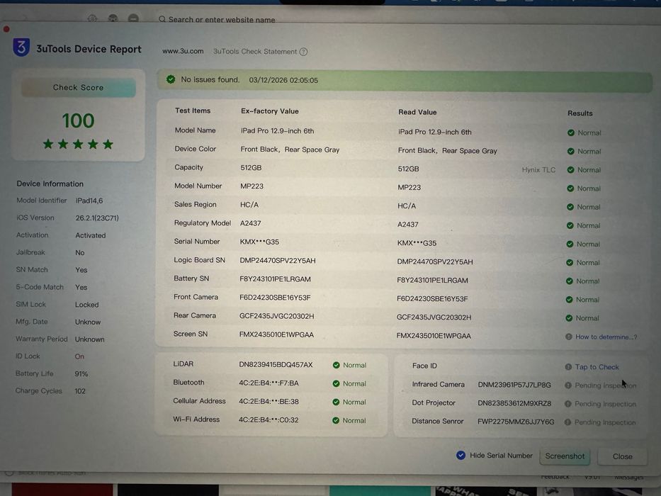 iPad Pro 12,9 M2 (6th gen) cu 512 GB si WiFi + Cellular + tast. Apple