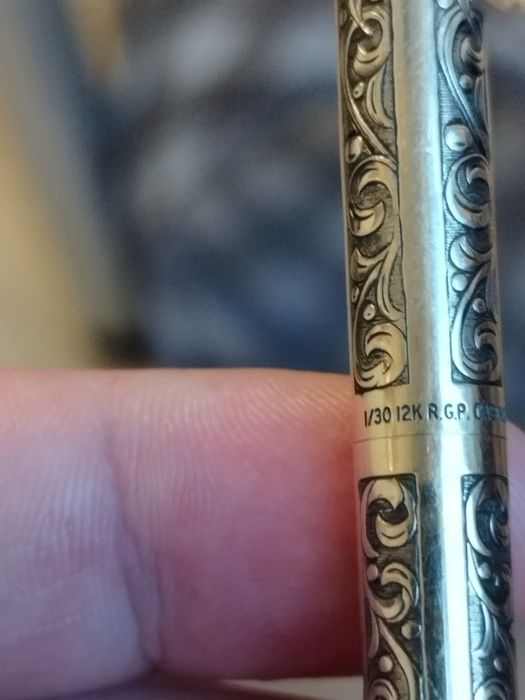 Pix vintage Sheaffer 12k RGP Made In USA