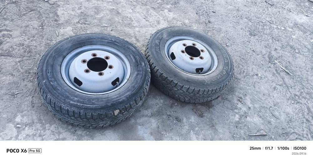 Покрышка дискасымен накачанный газельге