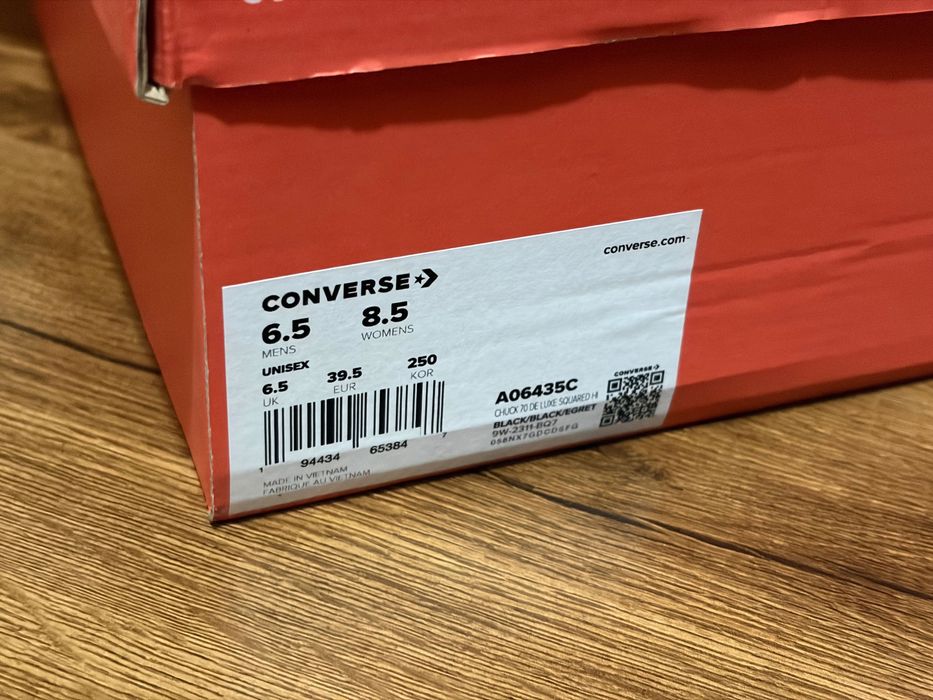 Converse Chuck 70 De Luxe Squared Sneakers - практически новые кеды