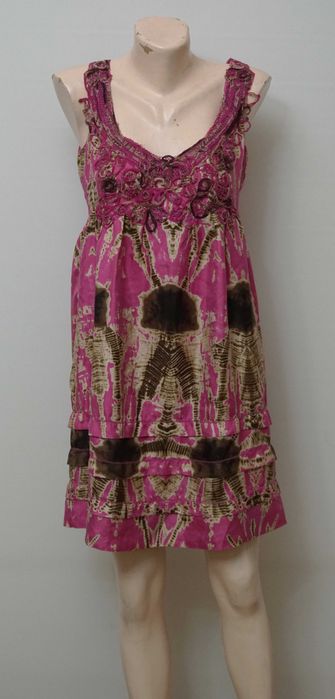 Rochie matase multicolora Ermanno Scervino marimea 40