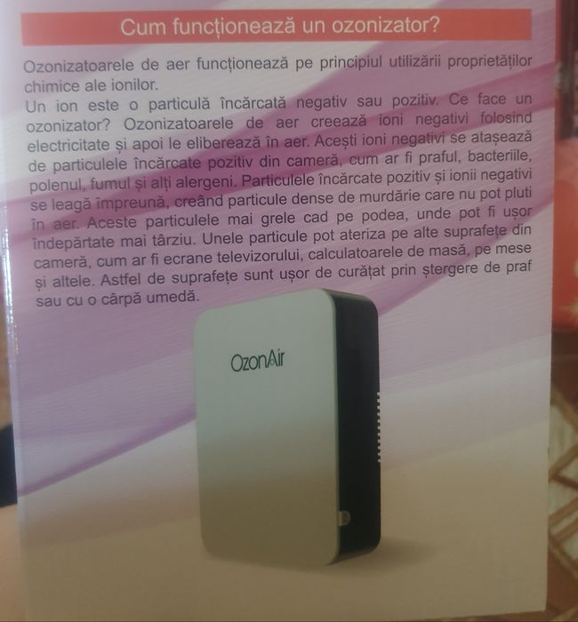 Ozonizator de aer si apă modelul OZ-7 original!