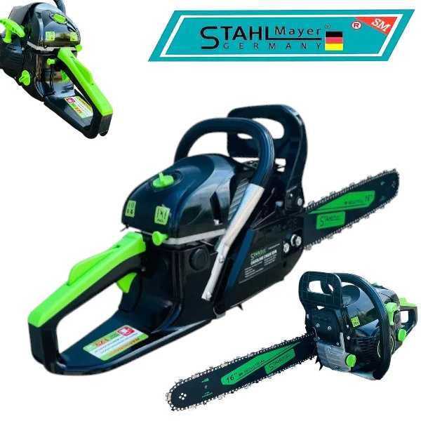 НЕМСКИ Бензинов Верижен Трион STAHLMAYER 68cc 40см 7.5кс + ЛЕД ФЕНЕР