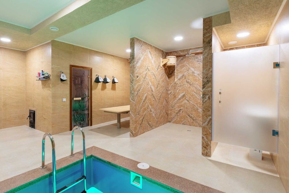 Строительство бассейнов, бань под ключ