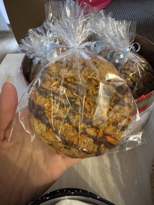 Домашни ОГРОМНИ бисквити (150гр), погача, рожден ден, кръщене, сватба