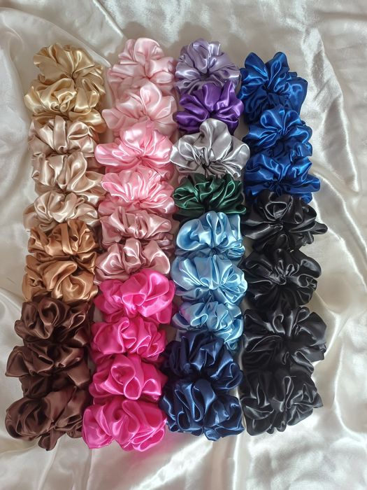 Скрънчи  ластик за коса 30 цвята