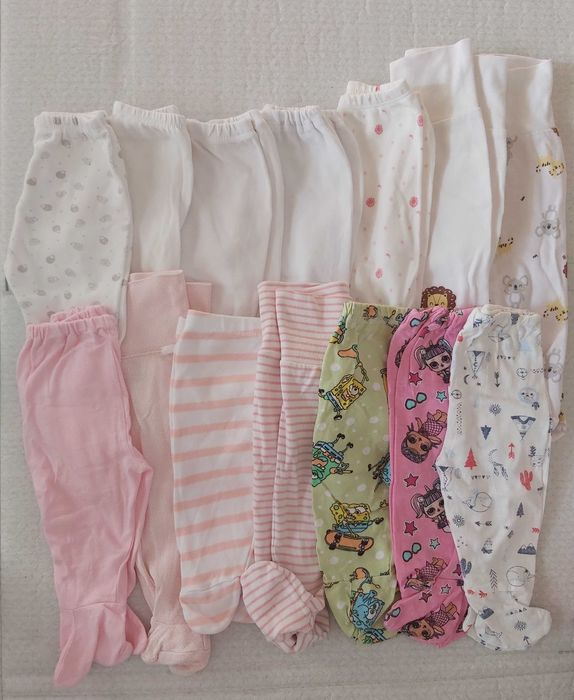 Голям лот бебешки дрешки 0-3 месеца