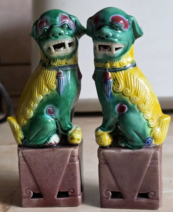 Statuete vintage China Foo Dogs