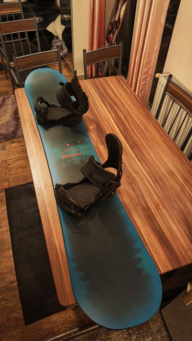 Placa Snowboard Burton Process Flying V 166W cu legaturi Union Force L