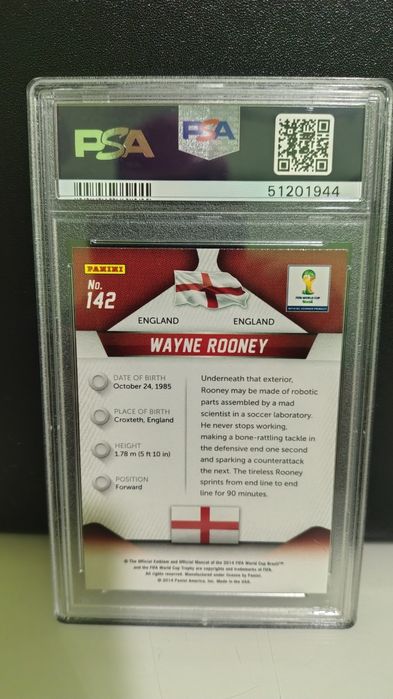 Card Panini Rooney