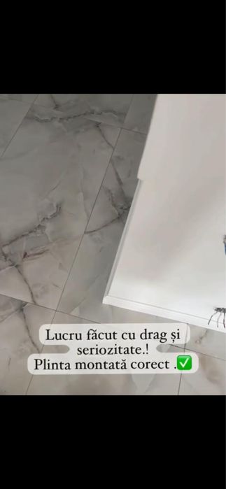 Montaj plinta polimer