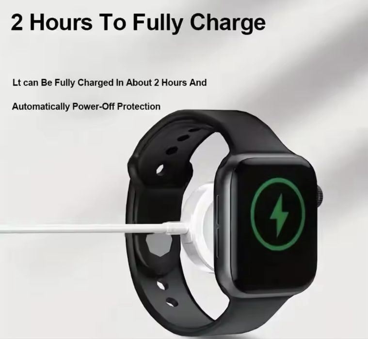  Apple Watch Magnetic Charger to USB-C ( 1m ) плетен кабел за бързо зареждане на смарт часовник с ЮСБ Ц