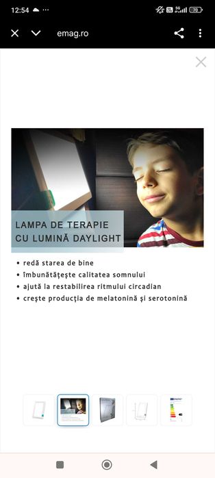 Lampa LED Sanitas STL 25 - pentru terapie cu lumina Daylight