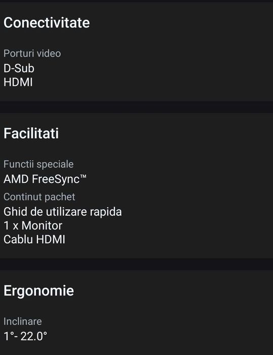 Monitor Gaming LED PLS Samsung 23.5", Full HD, HDMI, FreeSync, Game Mode, Flicker Free, Slim, Negru, LS24F354FHU