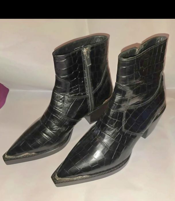Boots  Crocodile Leather Ankel/37