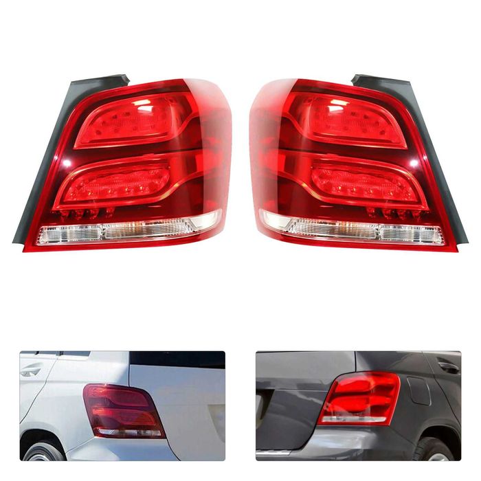 Супер Ярки LED Стопове за Mercedes GLK X204 (08-12) – ФЕЙСЛИФТ ВИЗИЯ