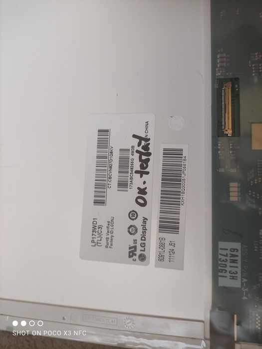 Display 17,3 Led cu 40pini 1600/900 - Sony Vaio - perfect functional