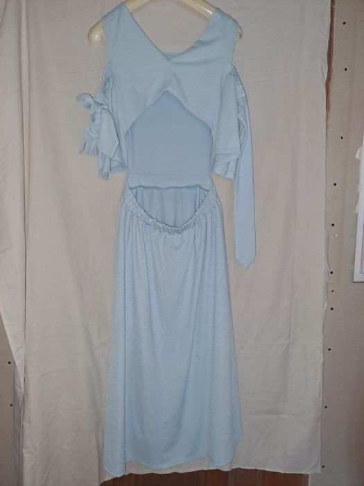 Rochie albastra deschis eleganta