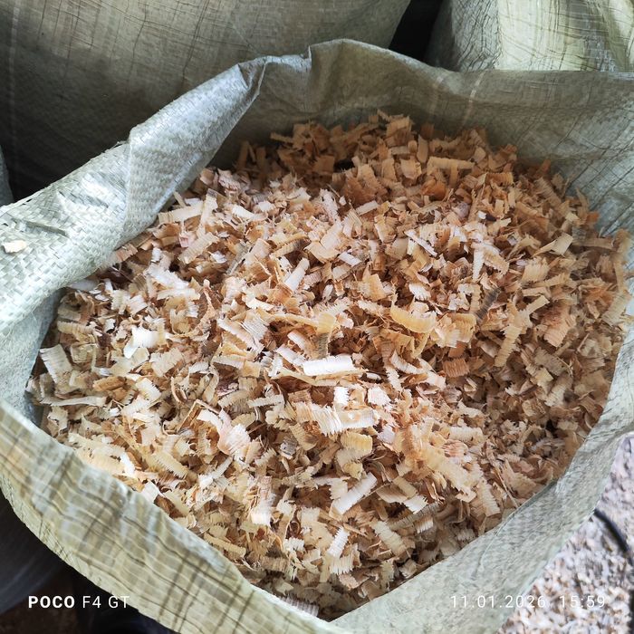 Стружка для подстилки сосна сухой