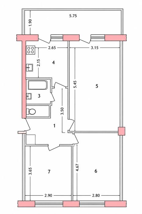 Продаётся ВТОРИЧКА 3/3/4 метро Минор 67,2м2