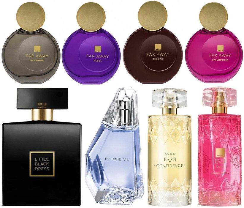 Налични парфюми, тоалетни води  от Avon, Oriflame