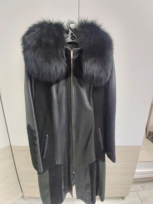 Комбенированое пальто