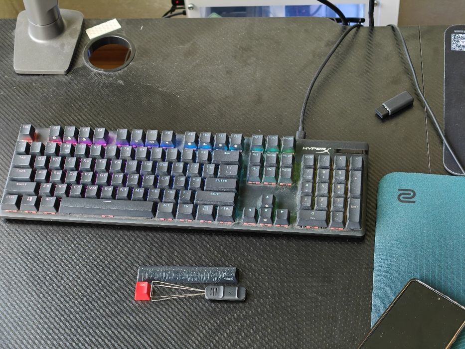 Клавиатура hyperx alloy origins pbt cherry