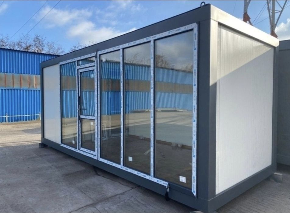 Vand containere modulare container modular santier birou vitrina grup sanitar cafenea la pret bun