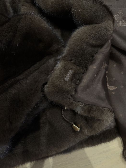 Haina blana vizon Mareus maro inchis