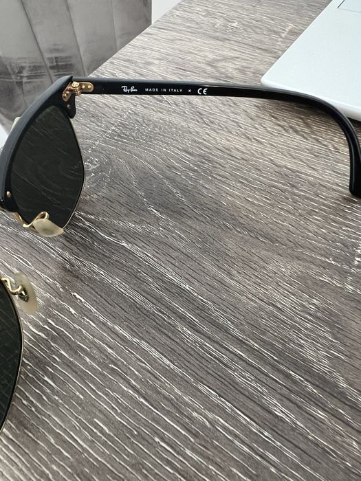 Ochelari de soare unisex Clubmaster Ray-Ban RB3016 W0365 49mm