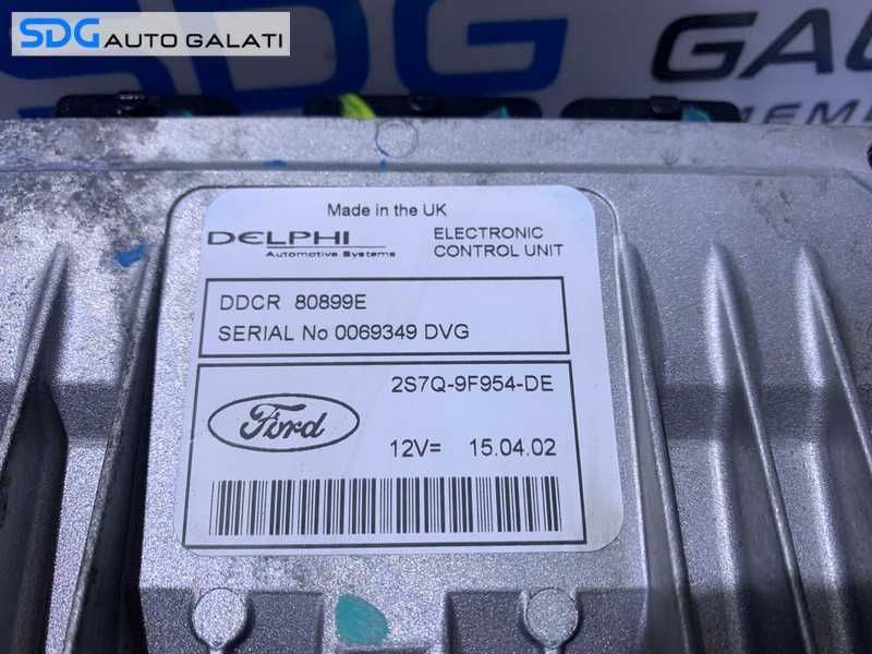 Kit Pornire ECU Calculator Motor Cip Cheie si Modul Imobilizator Ford Mondeo MK 3 2.0 TDCI 2000 - 2007 Cod 2S7Q-9F954-DE 2S7A-12A650-BPF 1S7T-15K600-KB [L4778]