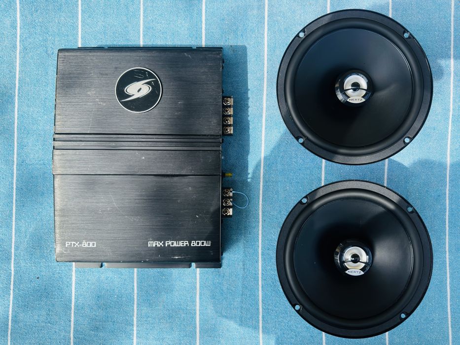 Авто аудио комплект – усилвател и колони HERTZ DCX 165.3